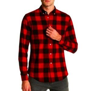 Slate & Stone Red Buffalo Plaid Button Down Shirt